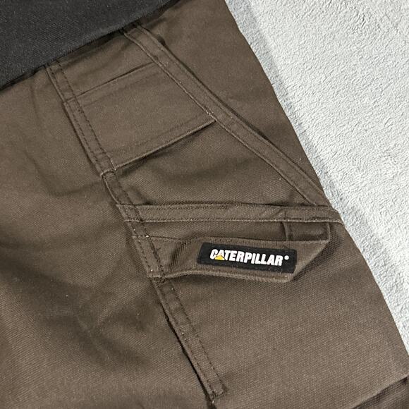 Y2k 2000s Double Knee Beyond Baggy Pants Men 48x32 CAT Caterpillar Cargo Wide - Picture 16 of 16